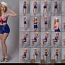 Stock:  AshleyM 20 Pinup Poses in Sailor Costume