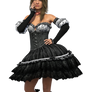 Stock:  3D Render of Model in Dress