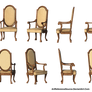 Free Stock PNG Same Chair 8 Views