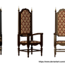 Free Stock PNG:  Medieval Chair