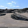 Free Stock Background:  Layered Rocks