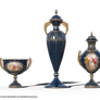 Free Stock: 3 Victorian Vases PNG