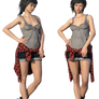 Free Stock PNG:  Casual Girl