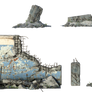 Free Stock PNG:  Urban rubble