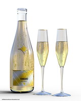 Free Stock PNG:  Champagne Bottle and Glasses