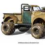 Free stock PNG:  Apocalyptic truck