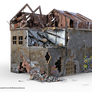 Free stock PNG:  Destroyed Building