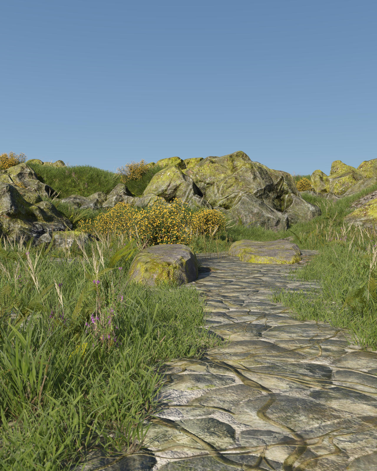 Free stock jpg: Stone path background by ArtReferenceSource on DeviantArt