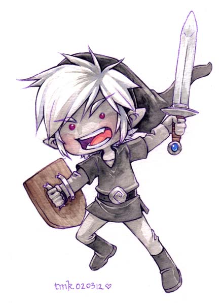 Dark Link - H2O by DreamworldStudio