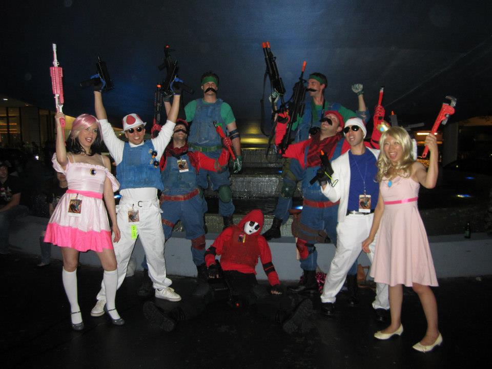 Mario Warfare stands victorious over a shy guy