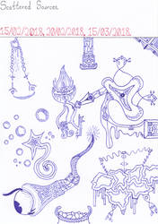 Art #69 -- Scattered Sources. by Naean