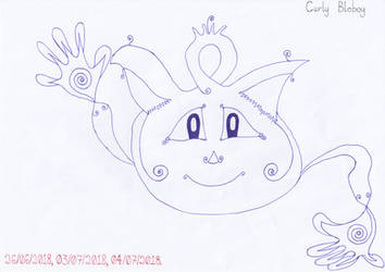 Art #74 -- Curly Bloboy by Naean