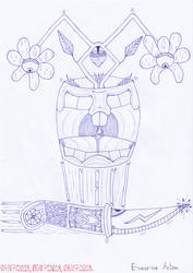 Art #75 -- E-vase-ive Action by Naean