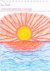 Art #85 -- Sea Sunset by Naean