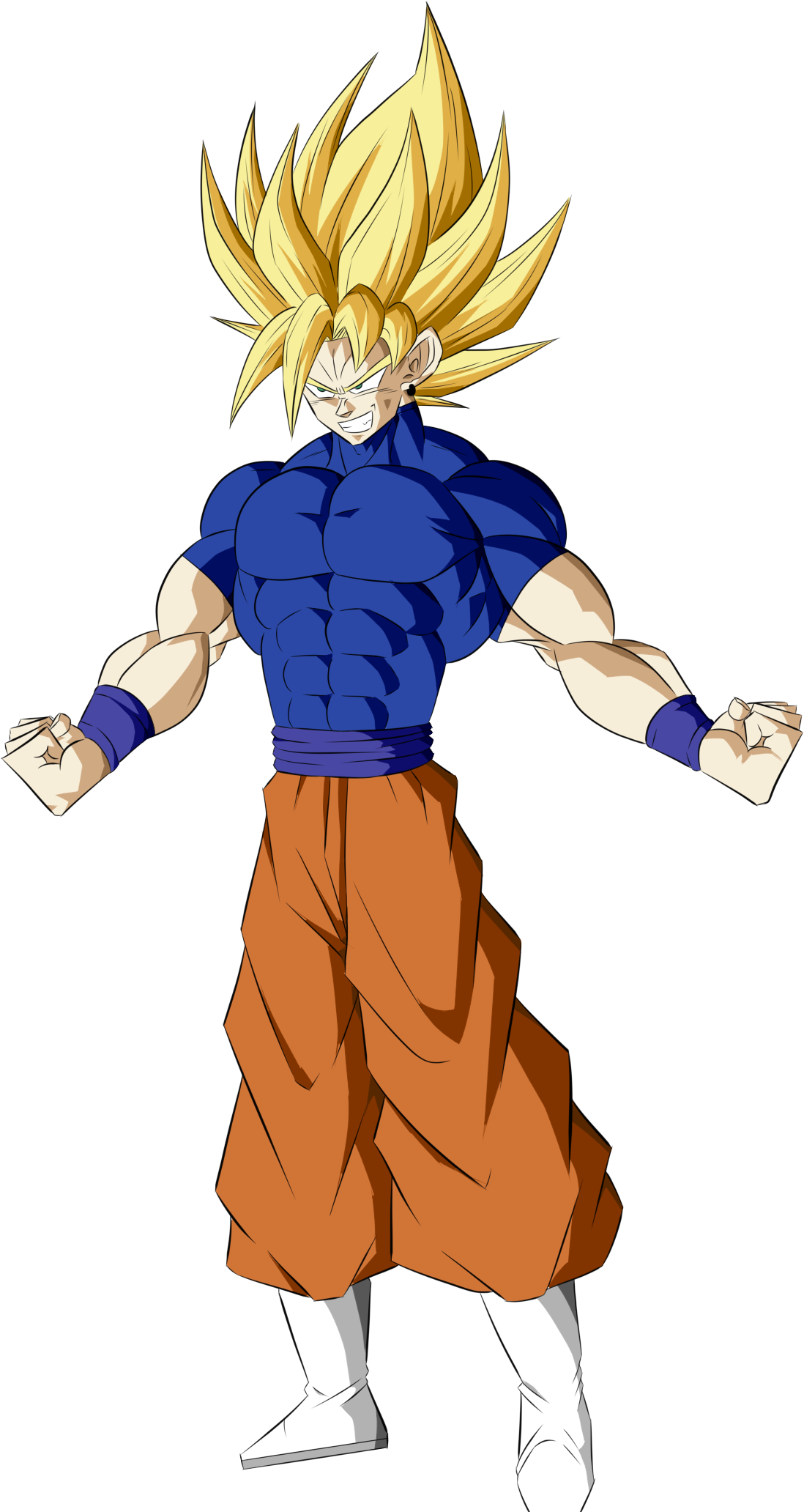 Son goku super sayajin 1 by PaintAnimes on DeviantArt