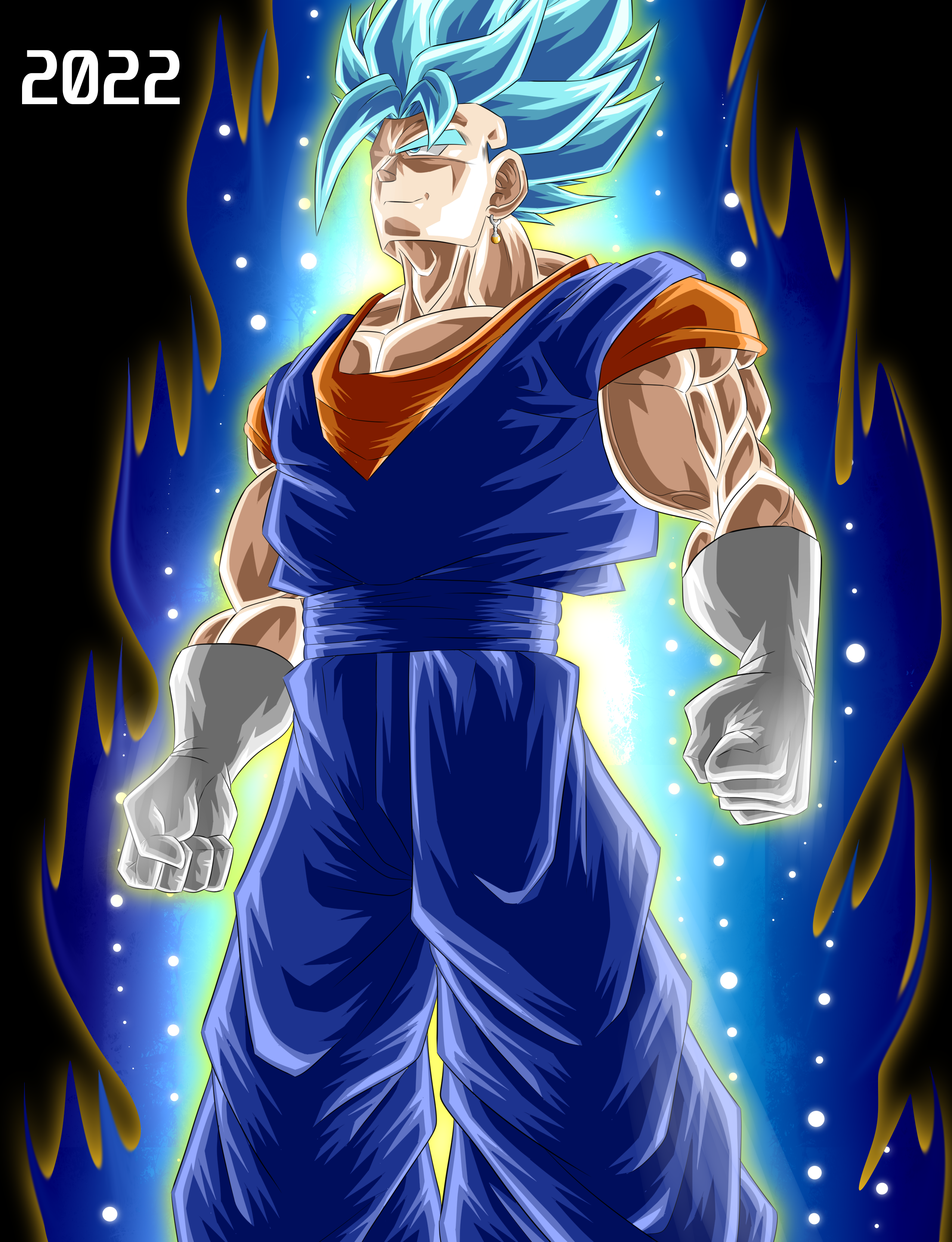 Vegetto Super Saiyajin Blue - Vegito DBZ Photographic Print for