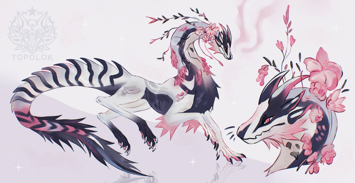 Closed| spring dragon by Topolok on DeviantArt