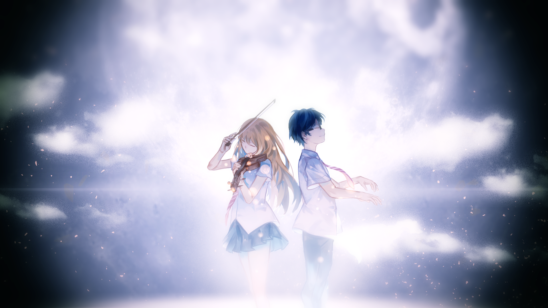 Shigatsu wa kimi no uso wallpaper by Muztnafi on DeviantArt