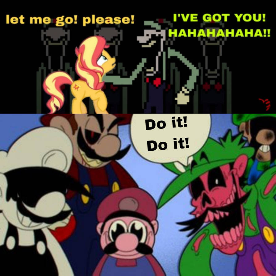 IHY Luigi tells Mr l to do it. by spicynoodles64 on DeviantArt