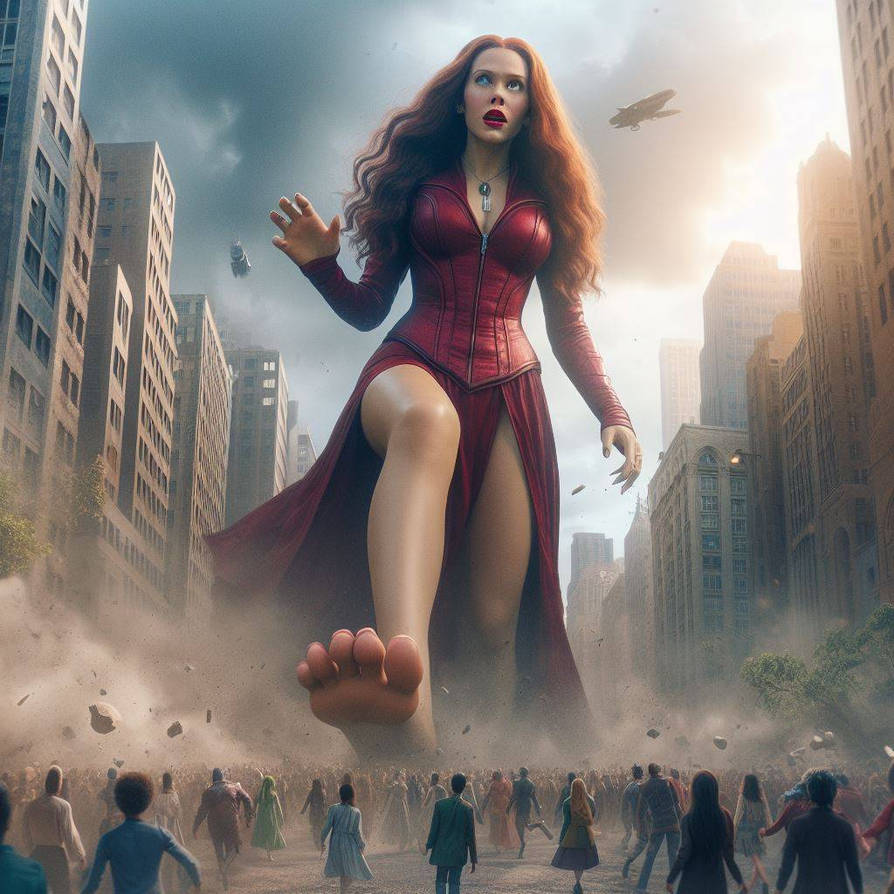 Deviantart Gts Rampage 3d *AI* The Scarlet Witch's Giantess Rampage 3 by Micks-Surrealism on ...