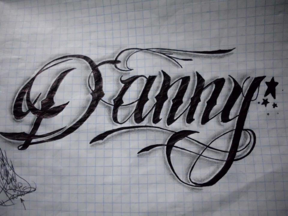 Cursive Writing Danny Danny by PochoAlejos on DeviantArt