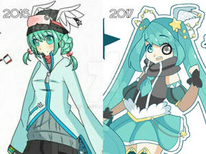 Snow Miku 2016 and 2017 Entries