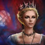 Charlize Theron as Evil Queen in color