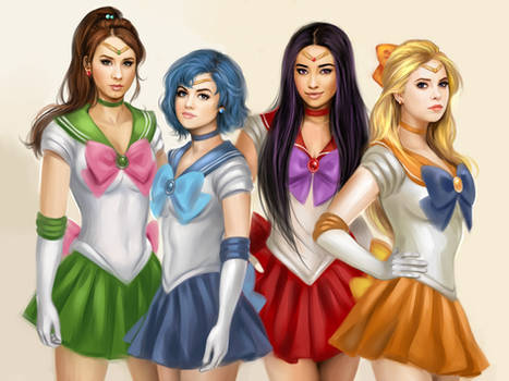 Pretty Little Liars as Sailor Moon Guardians