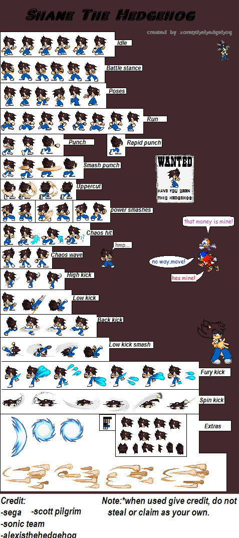 Shane Vector Shane the Hedgehog V1 by Zoren-Sosa on DeviantArt