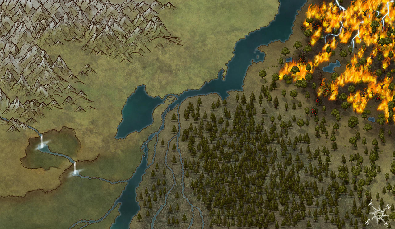 Territories Map - Fire by VeeNightengale on DeviantArt