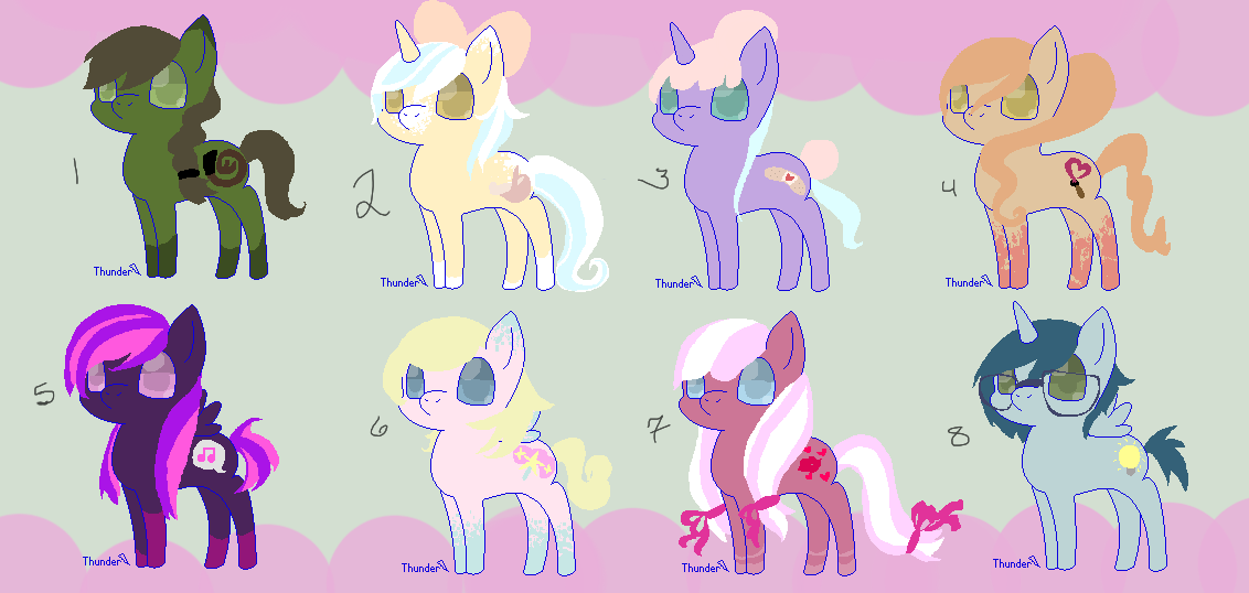 (OPEN) MLP Pony Adoptable Sheet