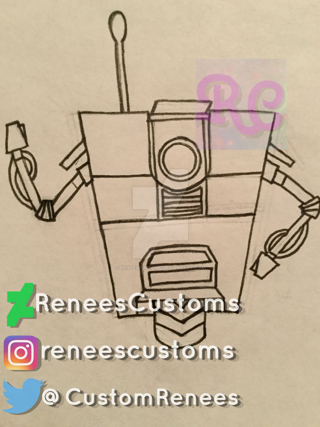 Claptrap Template By ReneesCustoms On DeviantArt