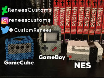 3D perler game systems by ReneesCustoms