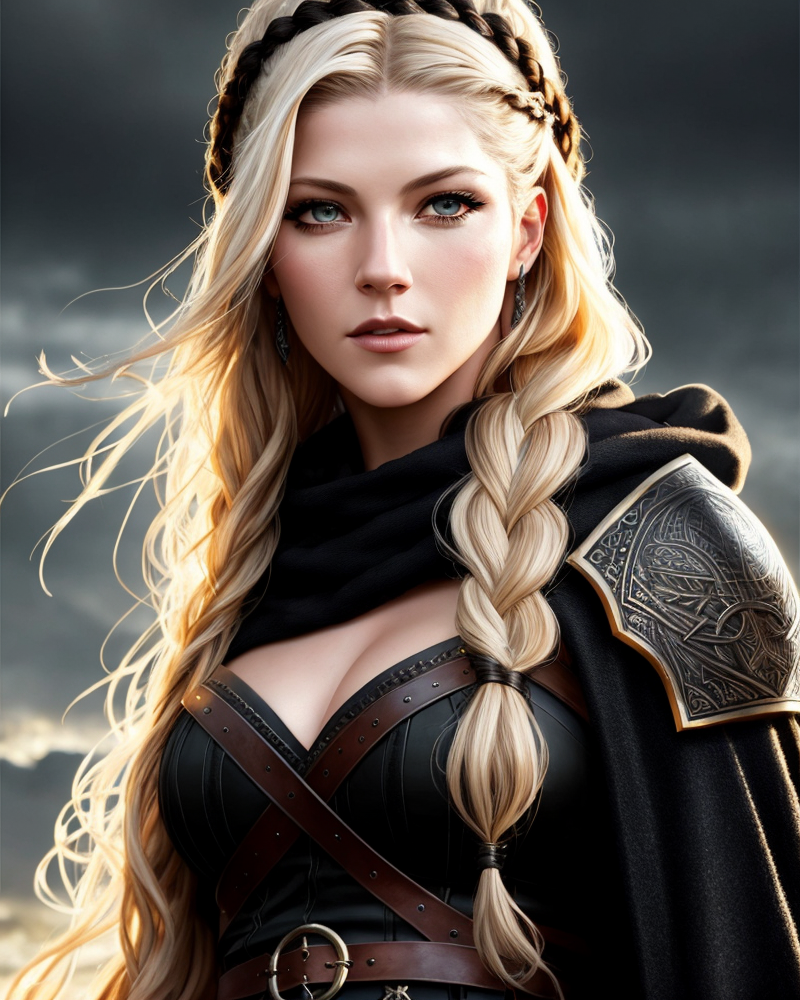 Vikings : Lagherta the shield maiden by fredrickruntu on DeviantArt