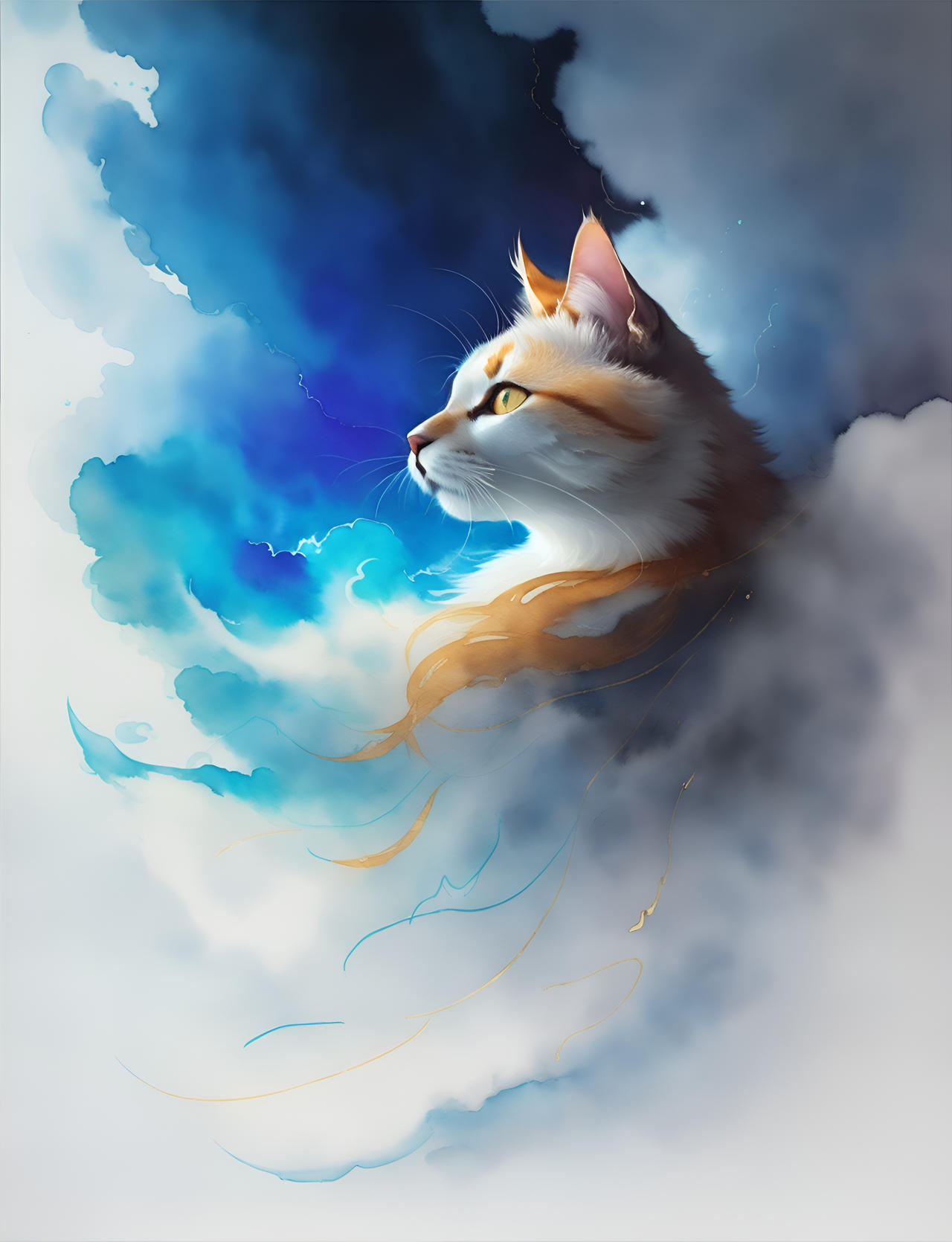 Cloudy cat by avidDreamscape on DeviantArt