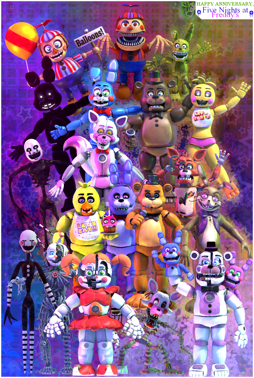 FNaF 3 7th Anniversary by FuntimeFreddoFazbear on DeviantArt