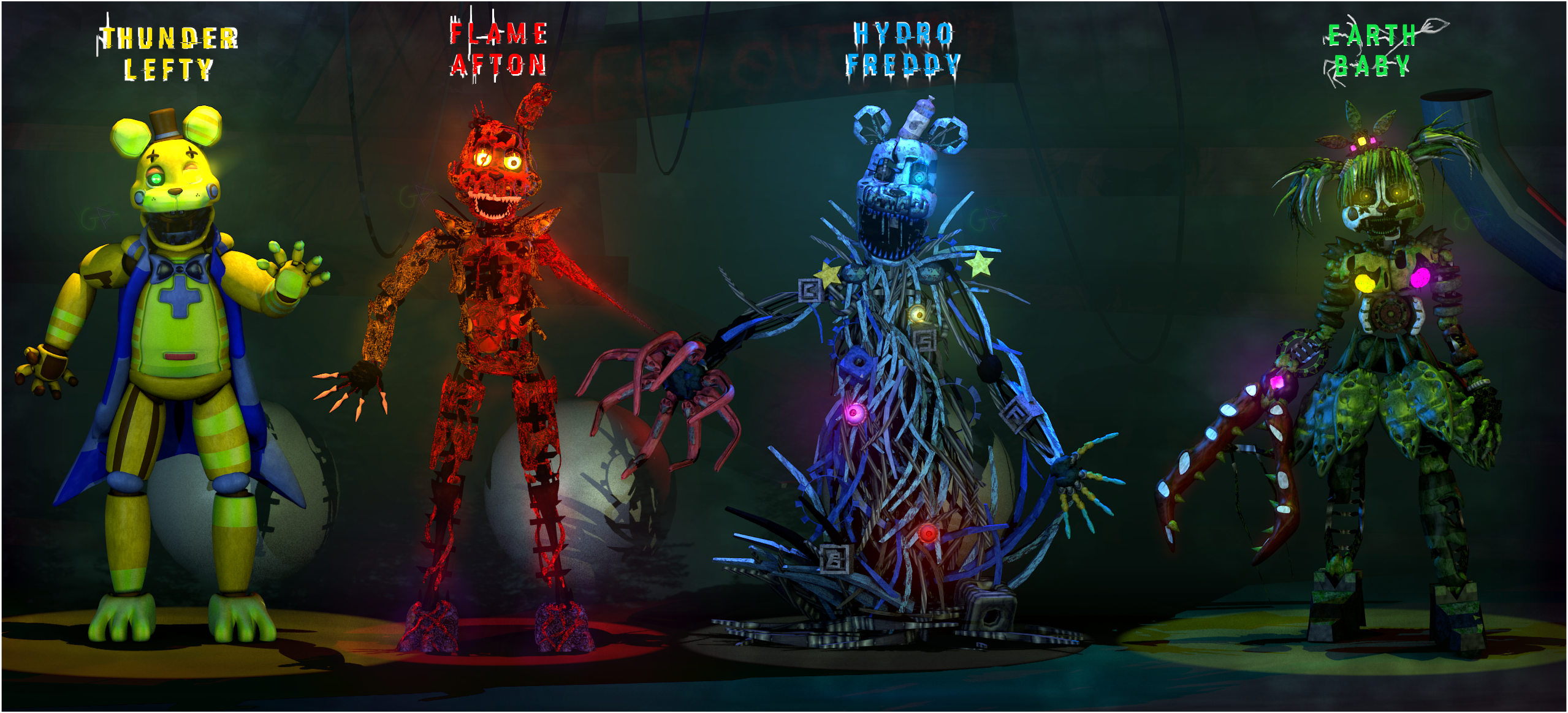 Dress Up Like Glitchtrap from Five Nights at Freddie's - Elemental