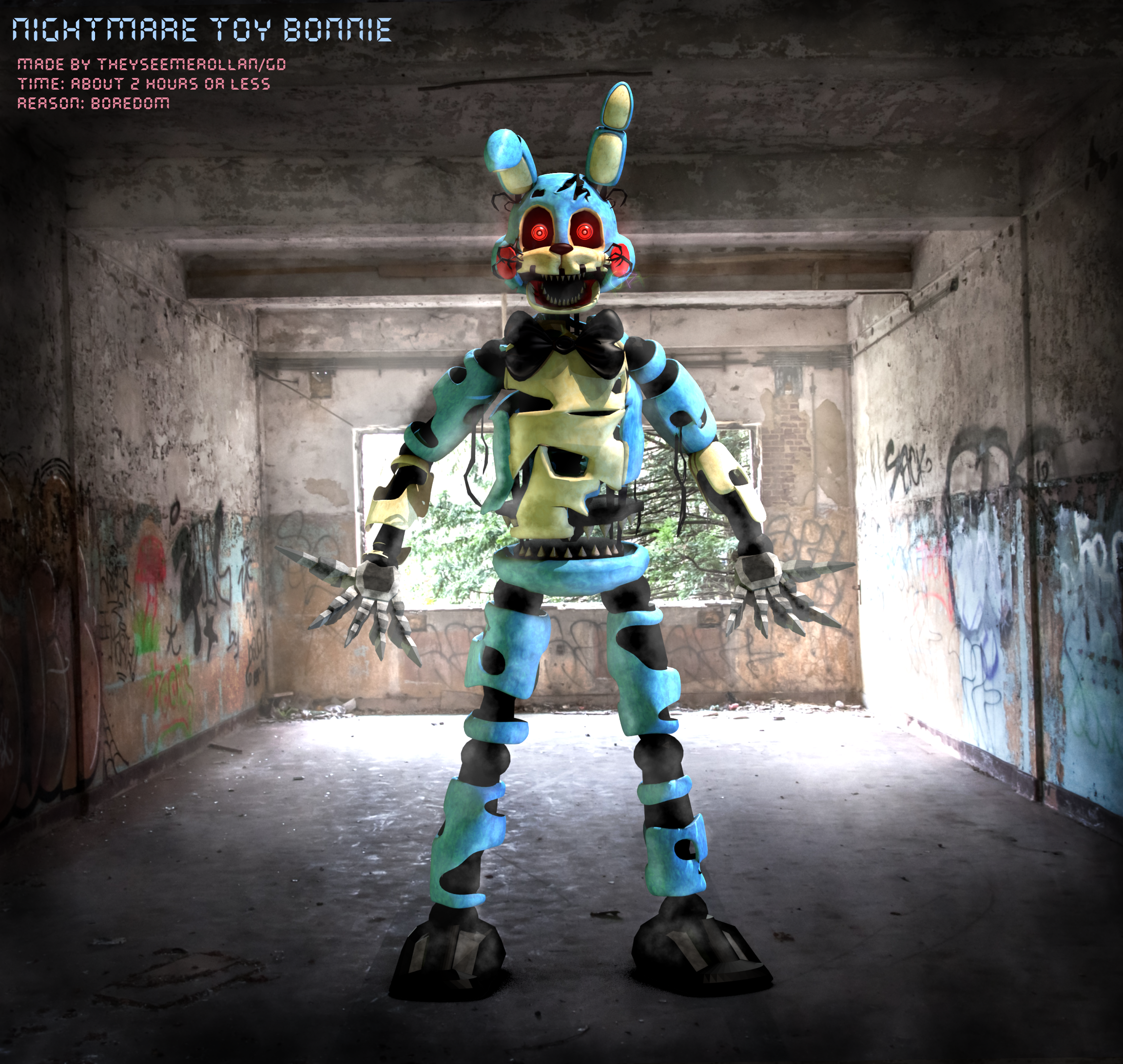 Stylized Withered Foxy- (FNaF2) by Theyseemerollan on DeviantArt