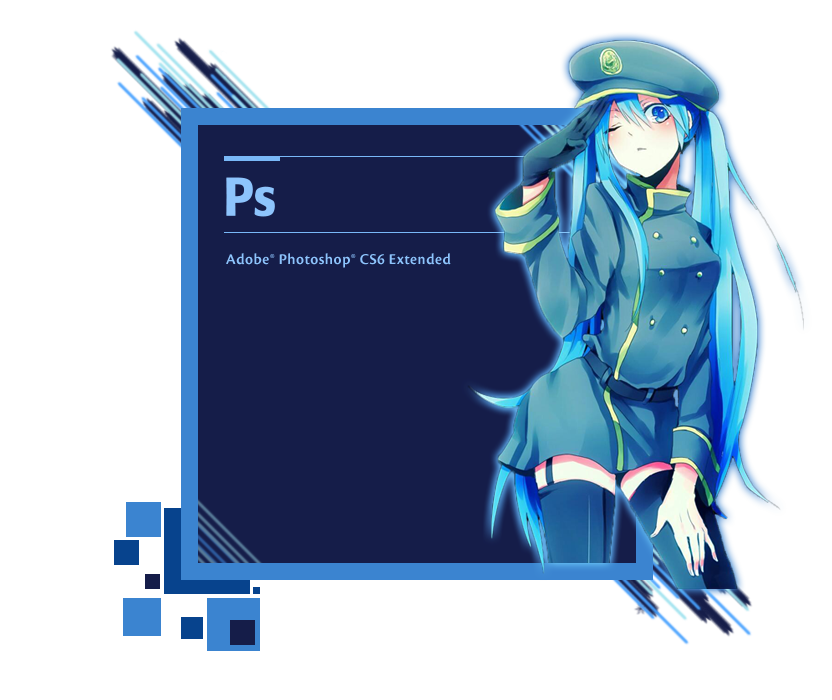 splash adobe photoshop cs6 ext hatsune