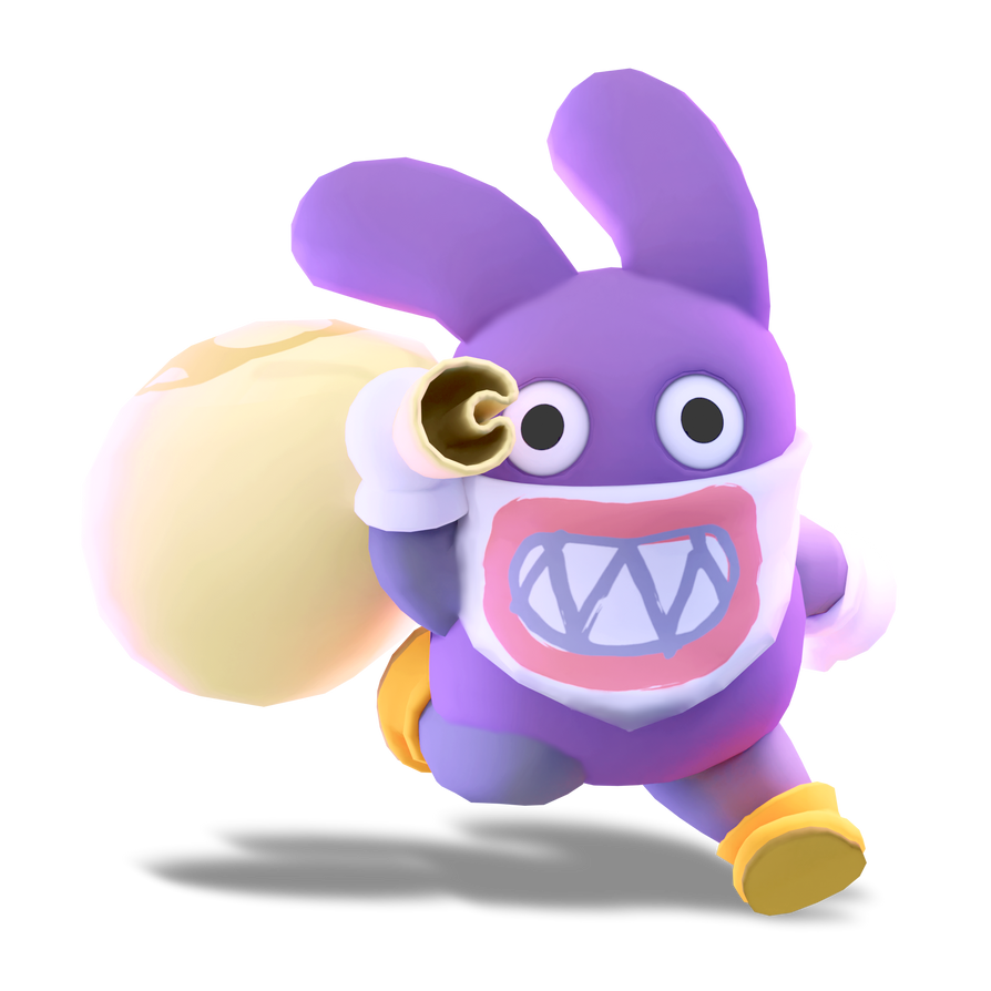 Nabbit Smashified by SonicGlitchy on DeviantArt