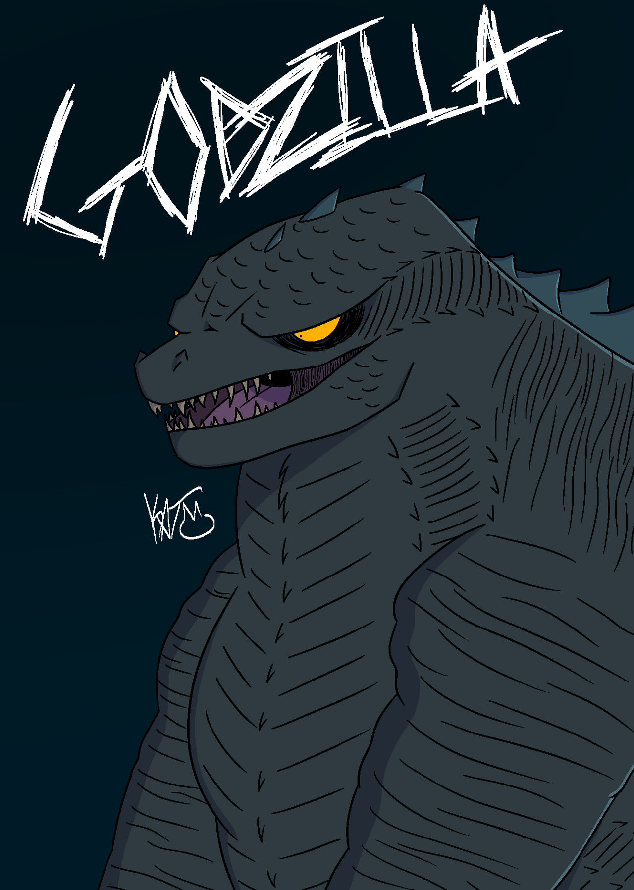 Godzilla, The King of Monsters! by SonicGlitchy on DeviantArt