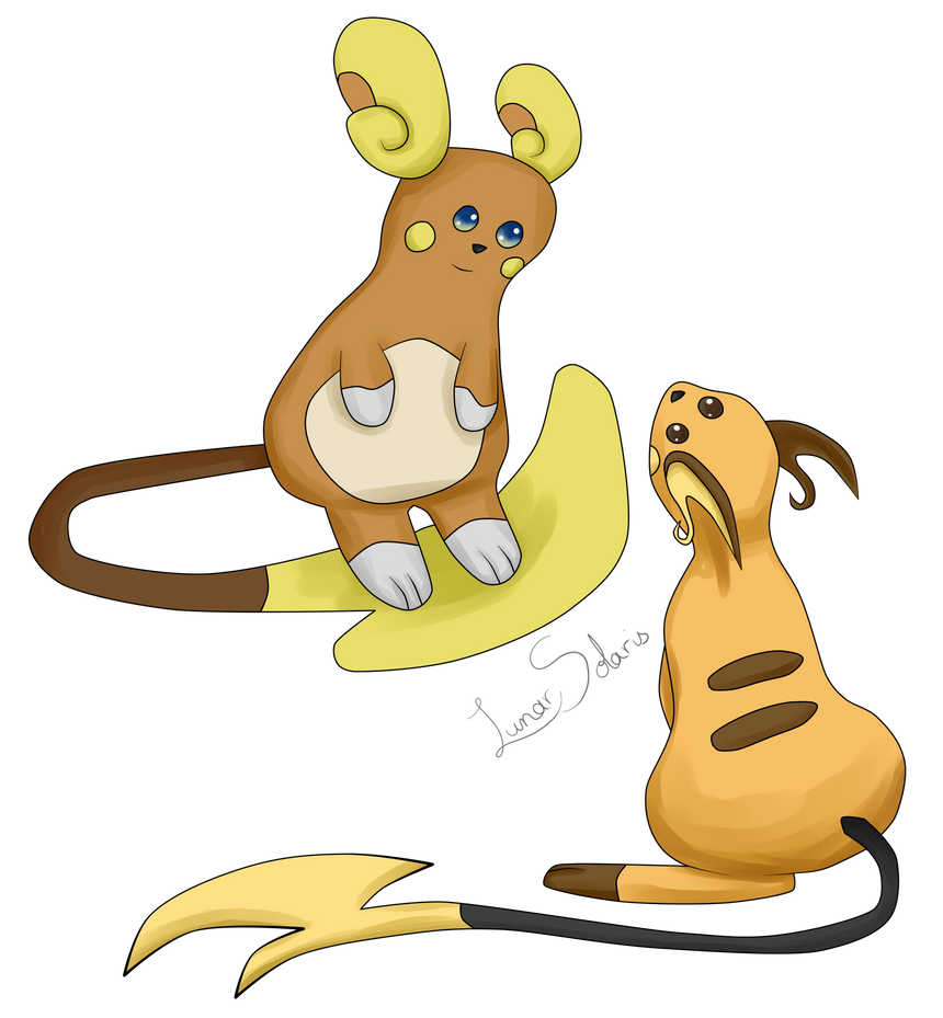 Raikachu Pokemon Challenge Day 14 Electirc: Raichu by LunarSolaris on DeviantArt