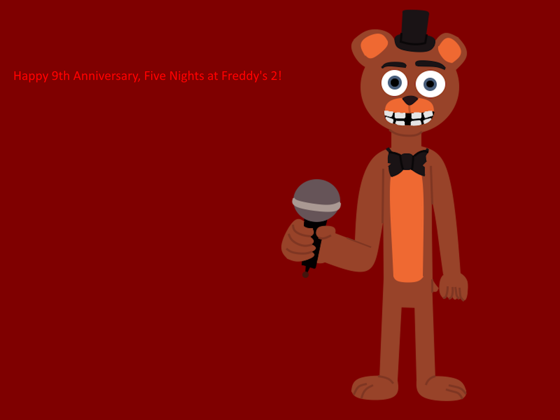 Happy Anniversary F.N.A.F. 2!!! (late sorry) by Freddydoom5 on