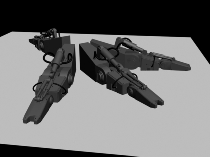 Mech Feet Start by TheShadowhisperer on DeviantArt