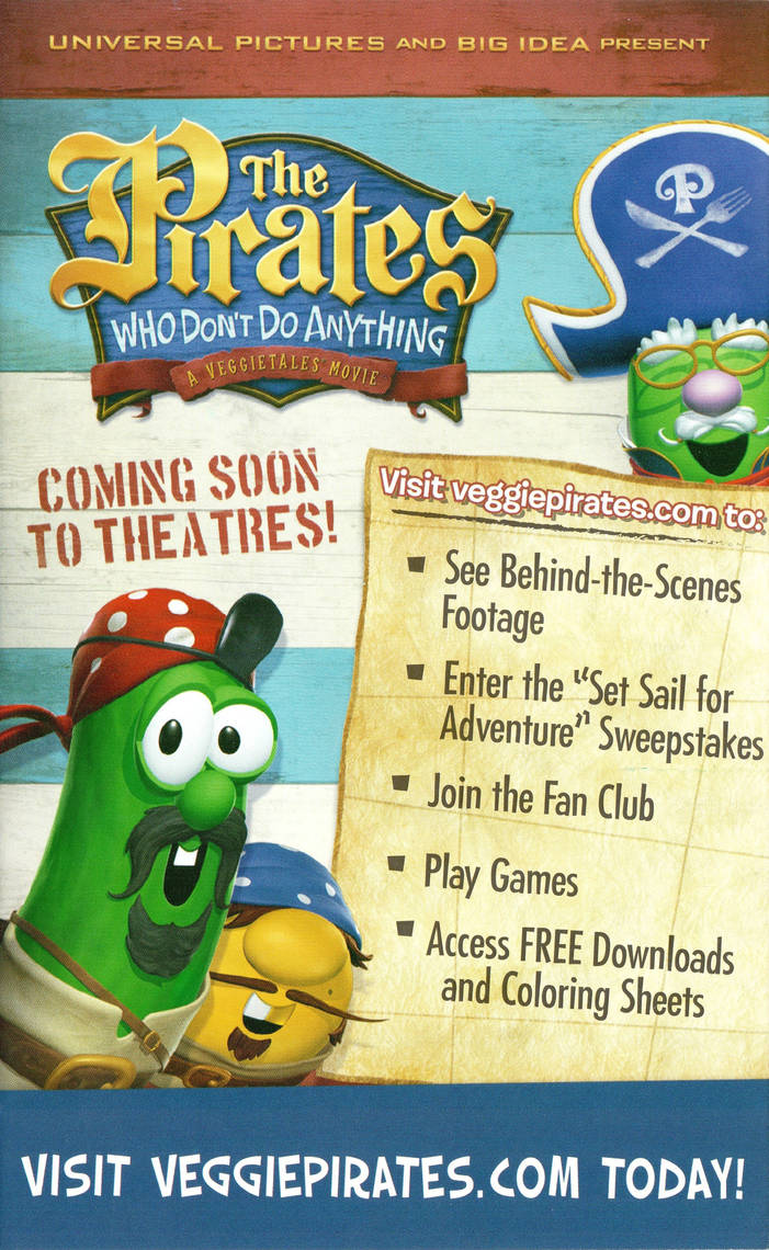 The Pirates Who Don't Do Anything Movie Ad by IanandArt-Back-Up-3 on ...