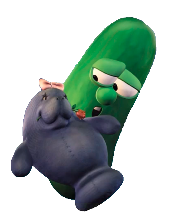 Larry with Barbara Manatee vector by IanandArt Back Up 3 on DeviantArt