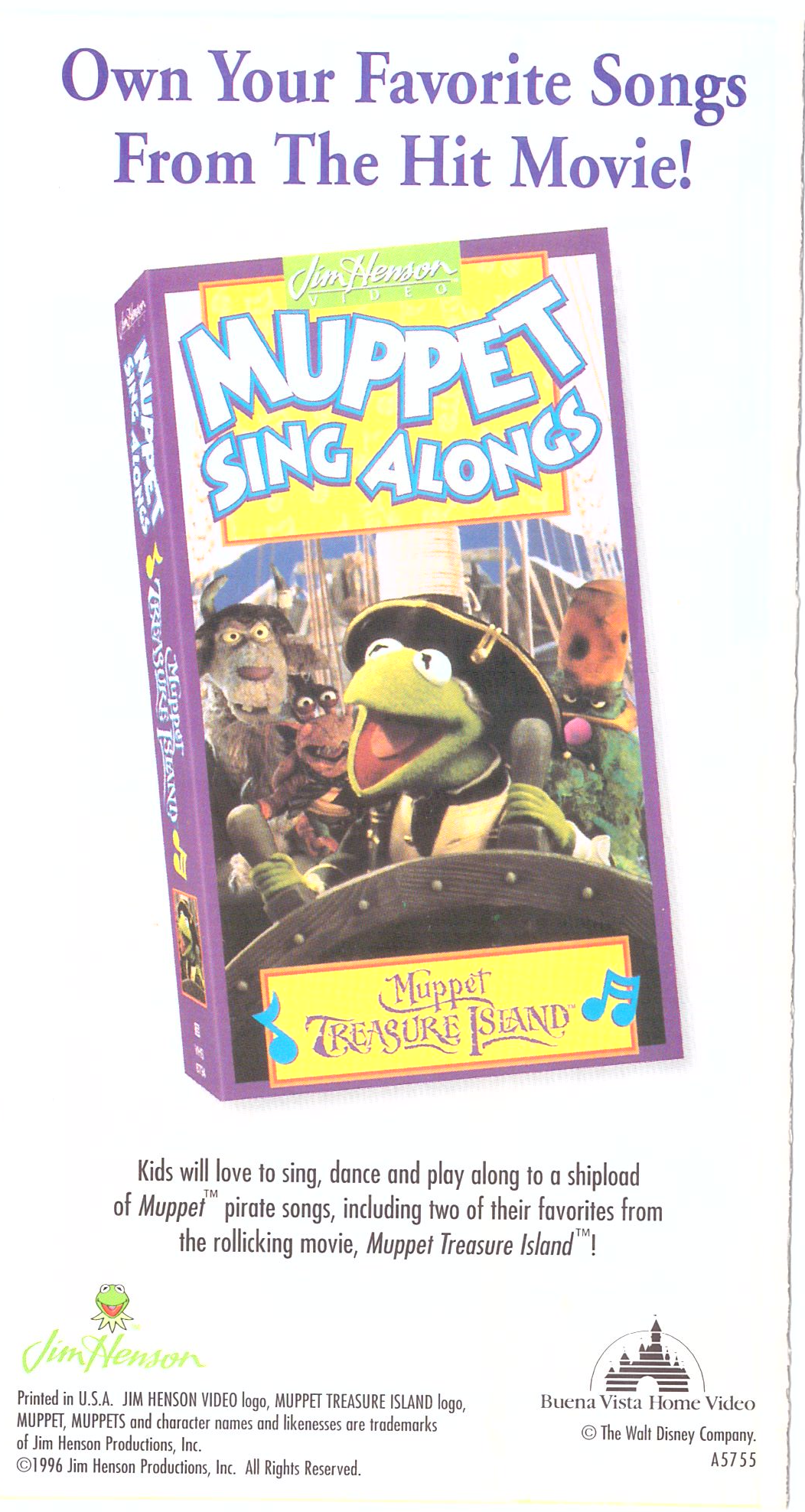 Muppet Sing Alongs Muppet Treasure Island Ad by IanandArt-Back-Up-3 on ...