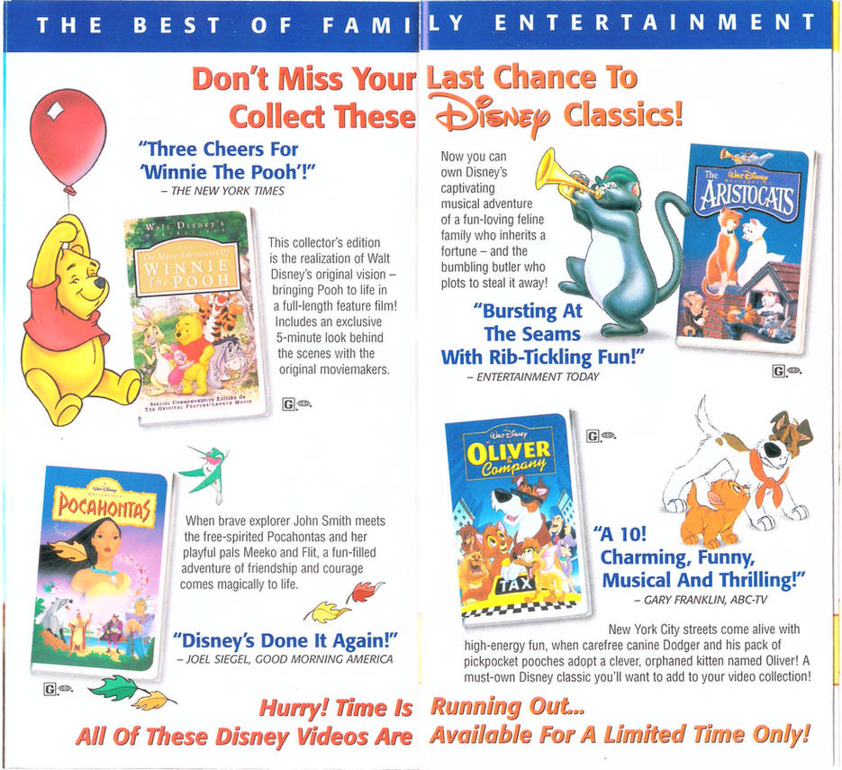 1996 Walt Disney Masterpiece Collection Titles By IanandArt Back Up 3 1996-walt-disney-masterpiece-collection-titles-by-ianandart-back-up-3