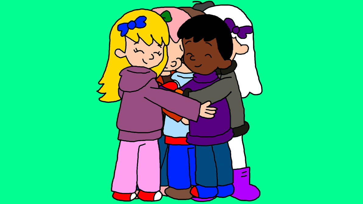 Me and my friends share a group hug by IanandArt-Back-Up-3 on DeviantArt
