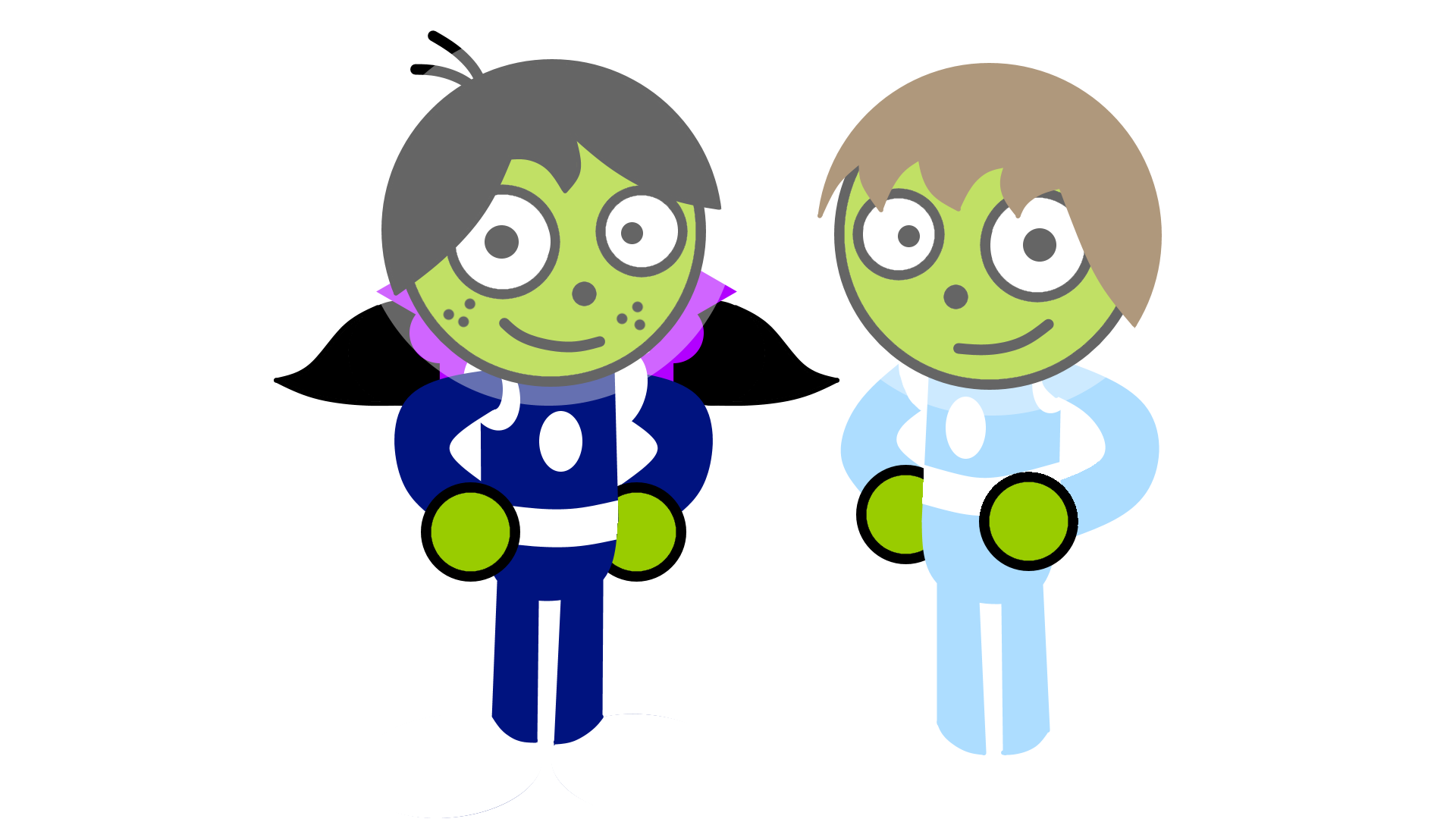 Tmrm Time. Deviantart PBS Kids Digital Art - Me and Mandy in spacesuits by IanandArt-Back-Up ...
